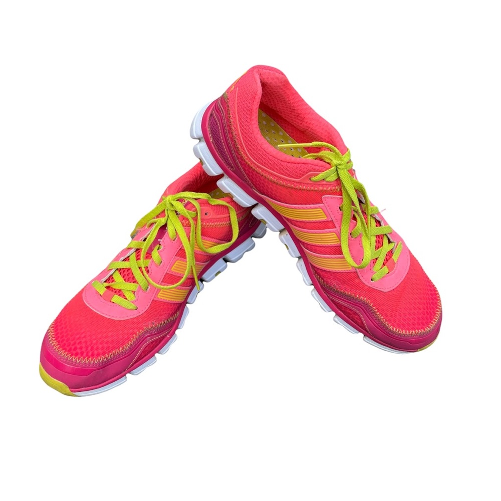 adidas Pink and Yellow Athletic Shoes